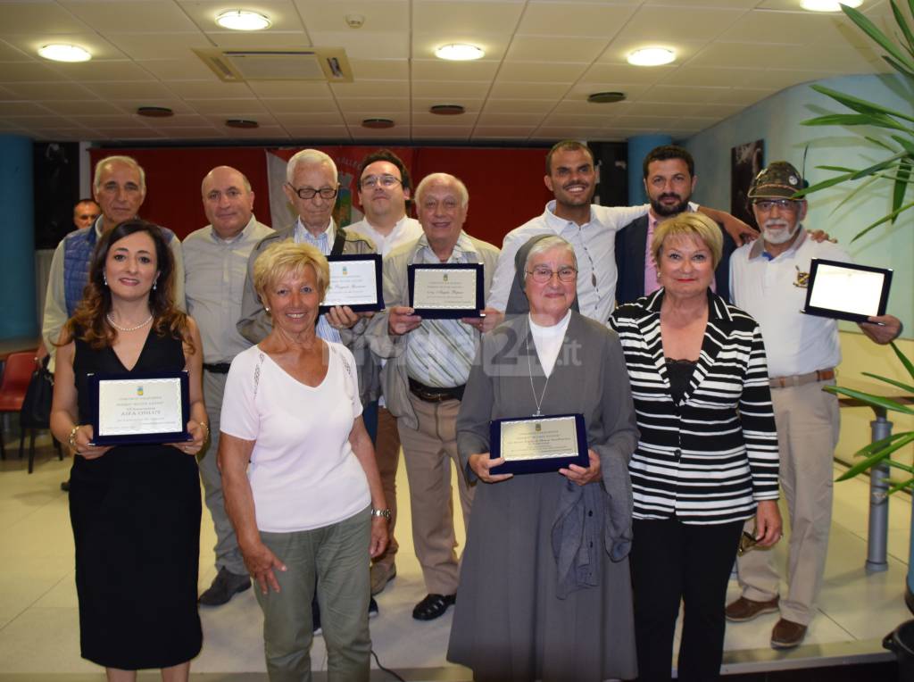 Premiazione buone azioni Vallecrosia 