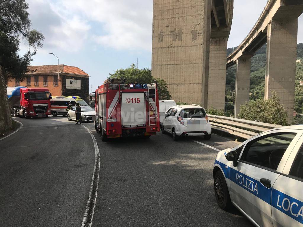 riviera24 - Incidente stradale a Castelvecchio