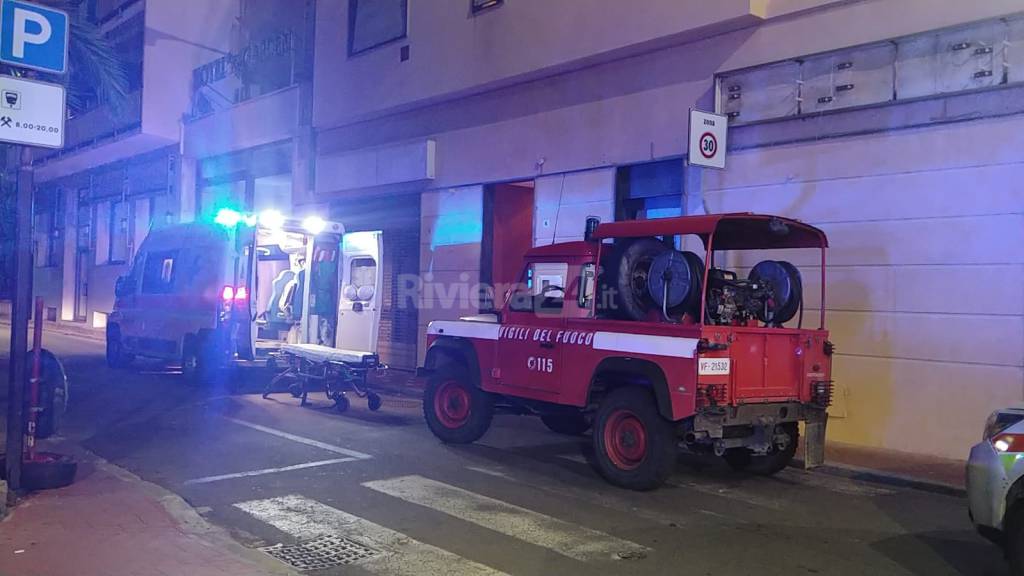 Bordighera soccorsi giovane 