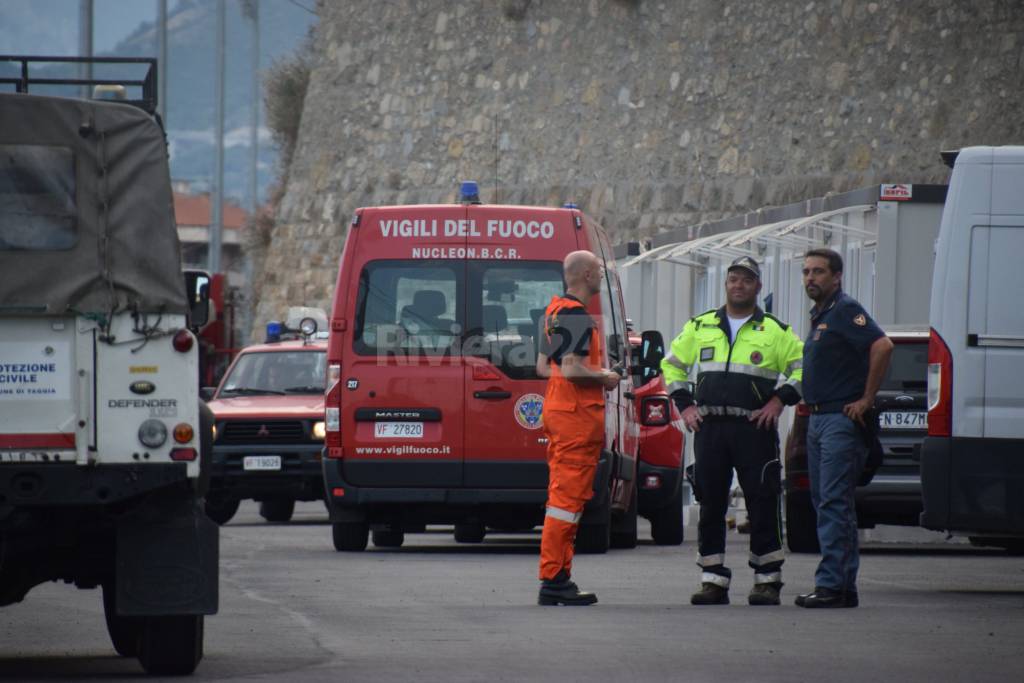 Carro cisterna difettoso Ventimiglia