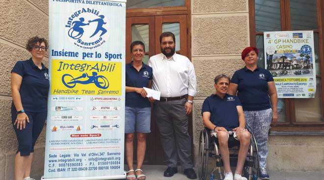 Sanremo, la Polisportiva IntegrAbili ringrazia la famiglia Angeloni per la generosa donazione