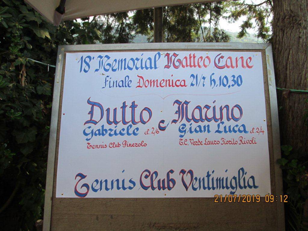 riviera24 -  Torneo "open" Memorial Matteo Cane