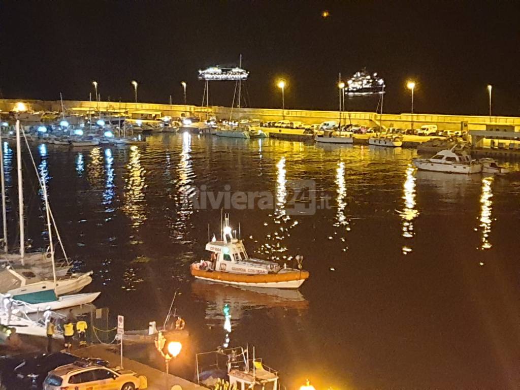 Evacuazione nave crociera Sanremo
