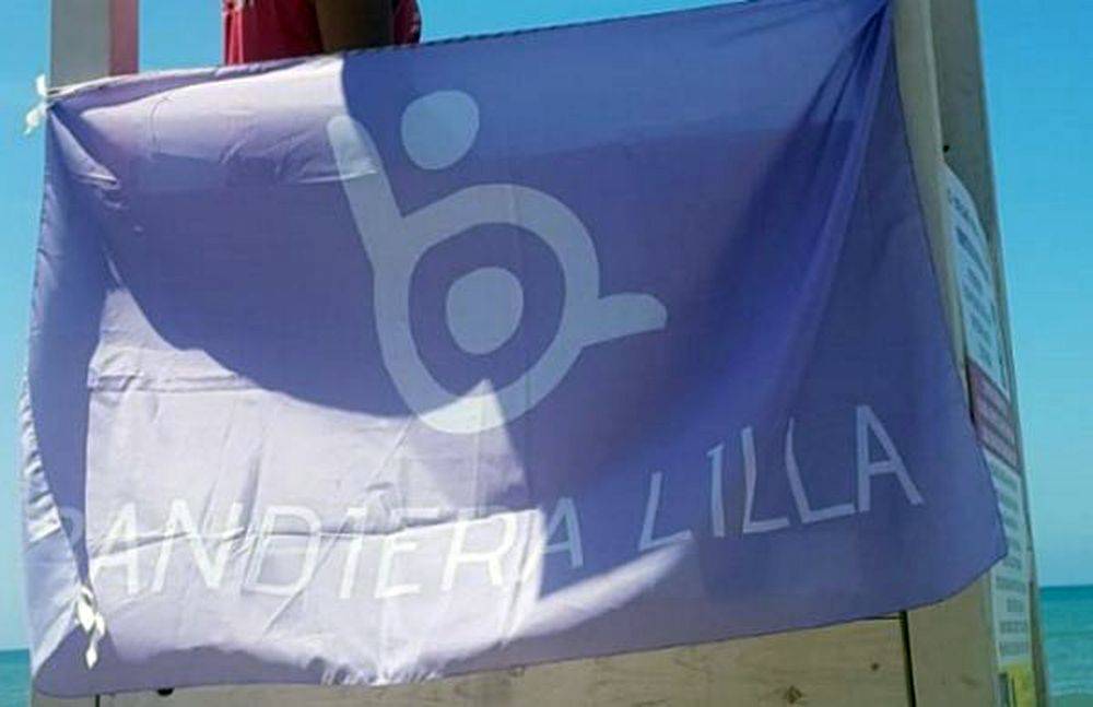 riviera24 - bandiera lilla