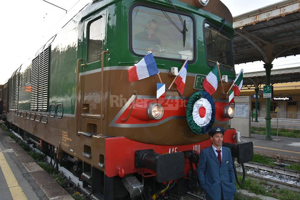 Il treno storico partito da Ventimiglia 40 anni ventimiglia cuneo