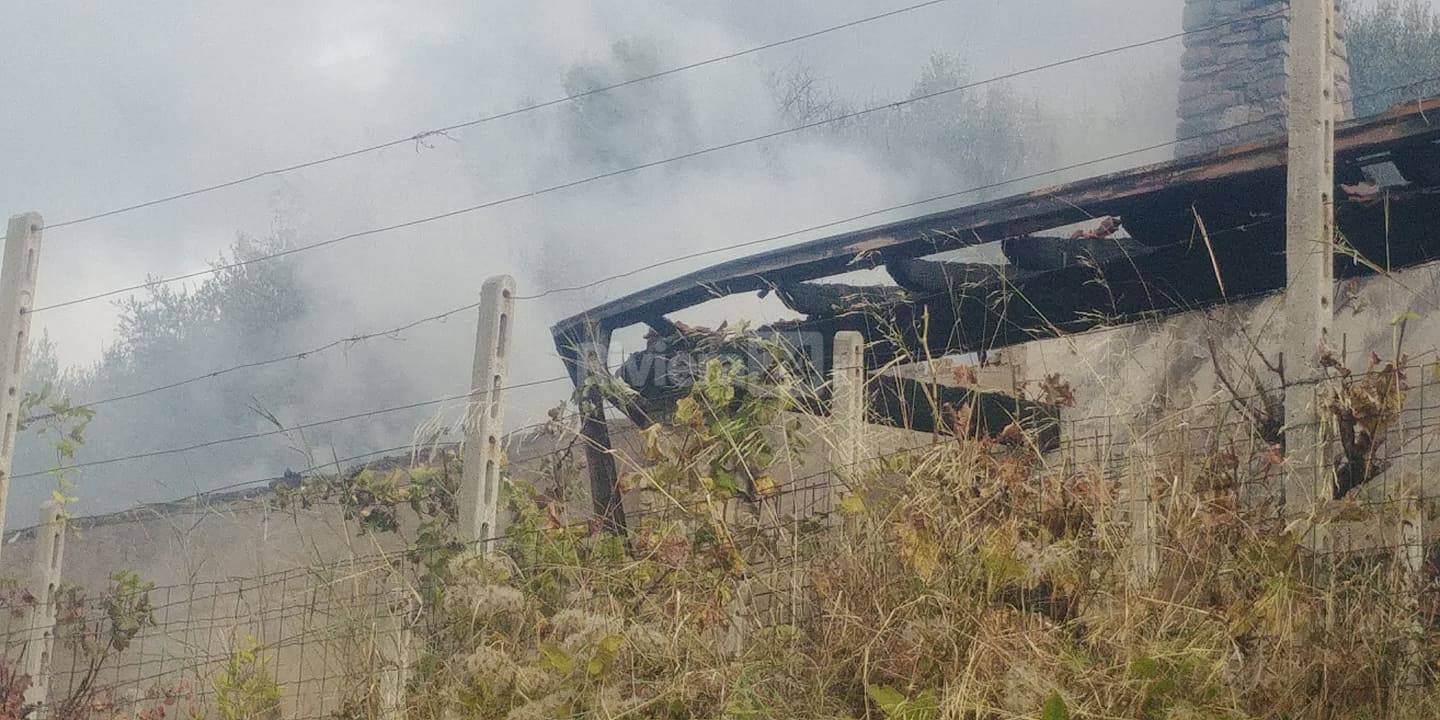 incendio castellaro morto uomo