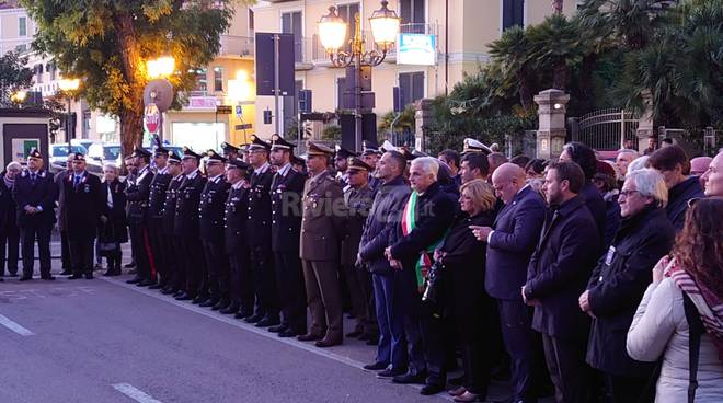 Sanremo, commemorazione per l’attentato di Nassiriya. Piana: «Il sacrificio dei militari non sarà mai dimenticato»