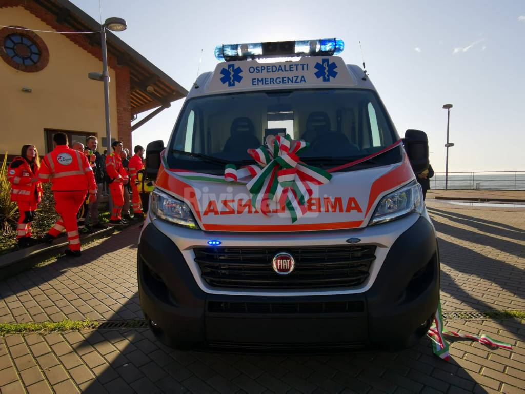 Donazione ambulanza ospedaletti emergenza 