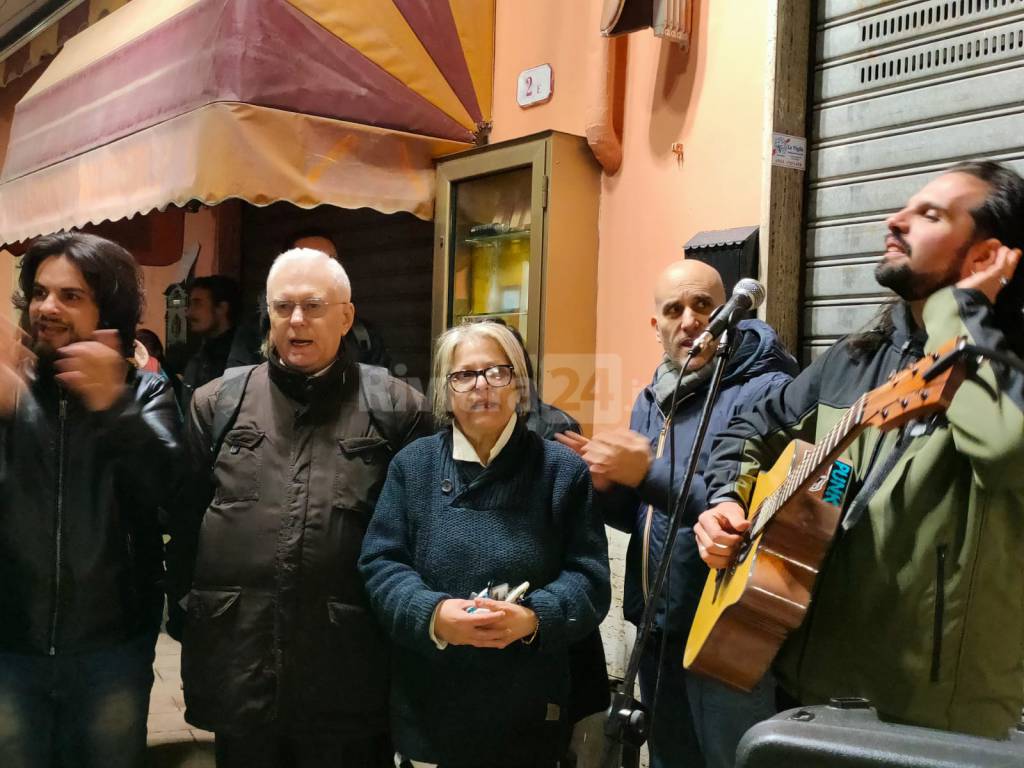 Flash Mob sardine a Ventimiglia