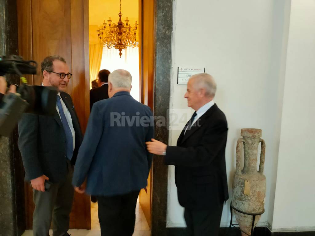 riviera24 - Incontro Scajola-Mulè a palazzo civico