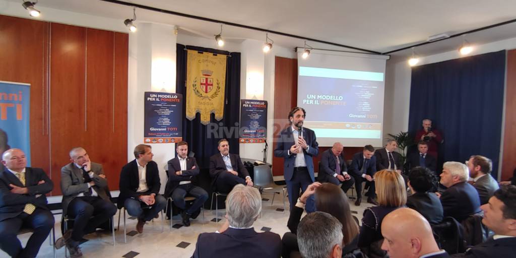 Taggia, Modello Ponente la convention del centrodestra