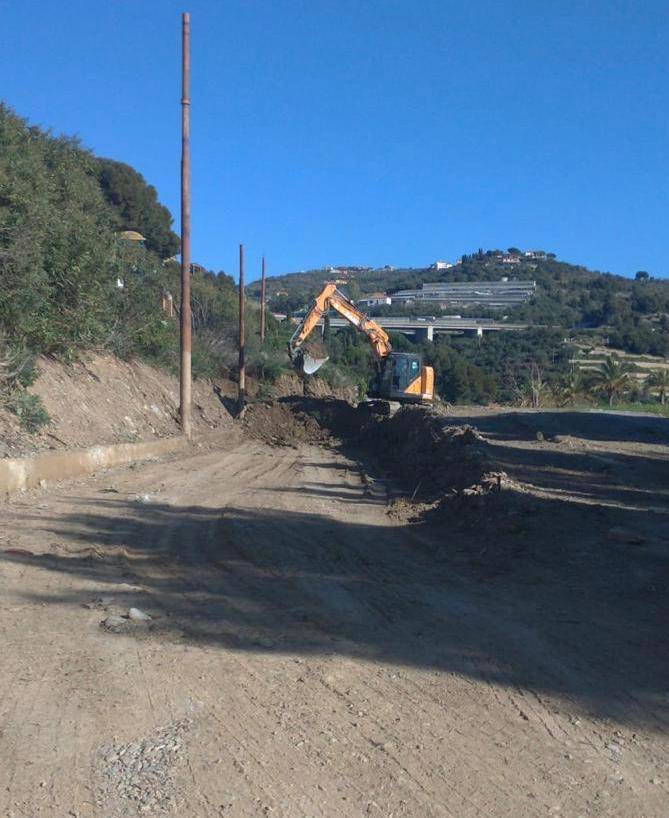 Pista ciclabile tra San Lorenzo al mare e Imperia