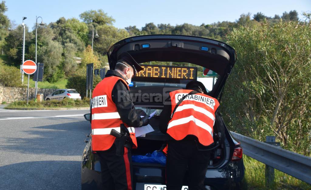 Pattuglione carabinieri Bordighera