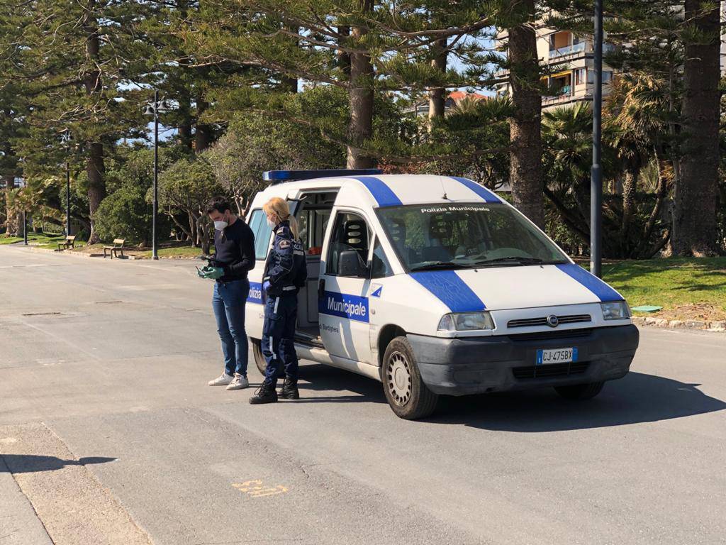 polizia locale drone bordighera