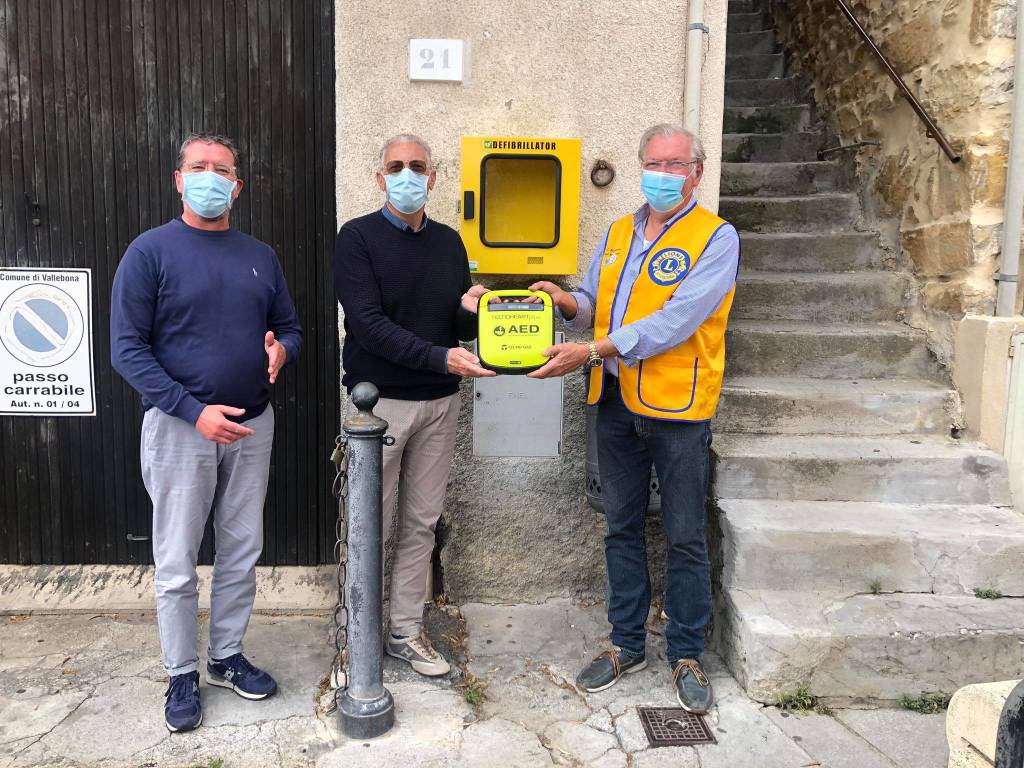 riviera24 - defibrillatore Vallebona