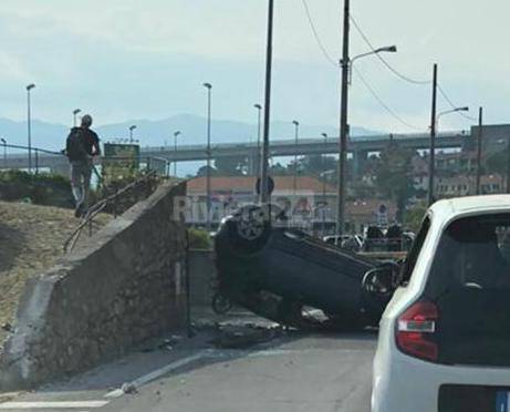 Imperia, incidente via Airenti a Caramagna