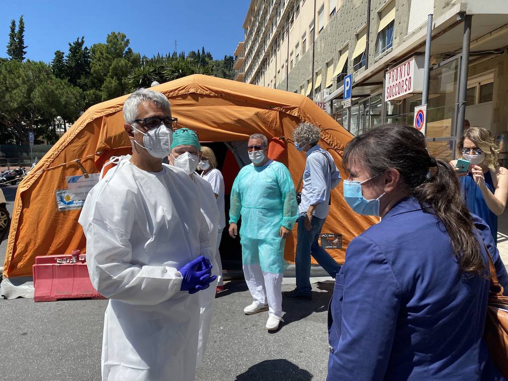 riviera24 - Sonia Viale all'ospedale di Imperia