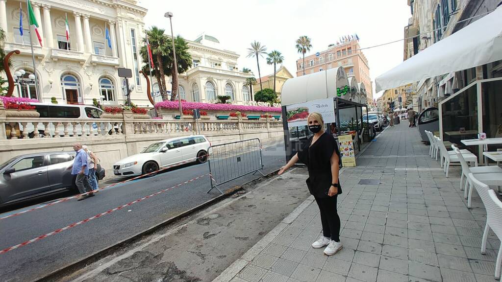 Sanremo, degrado a due passi dal Casinò in corso Imperatrice