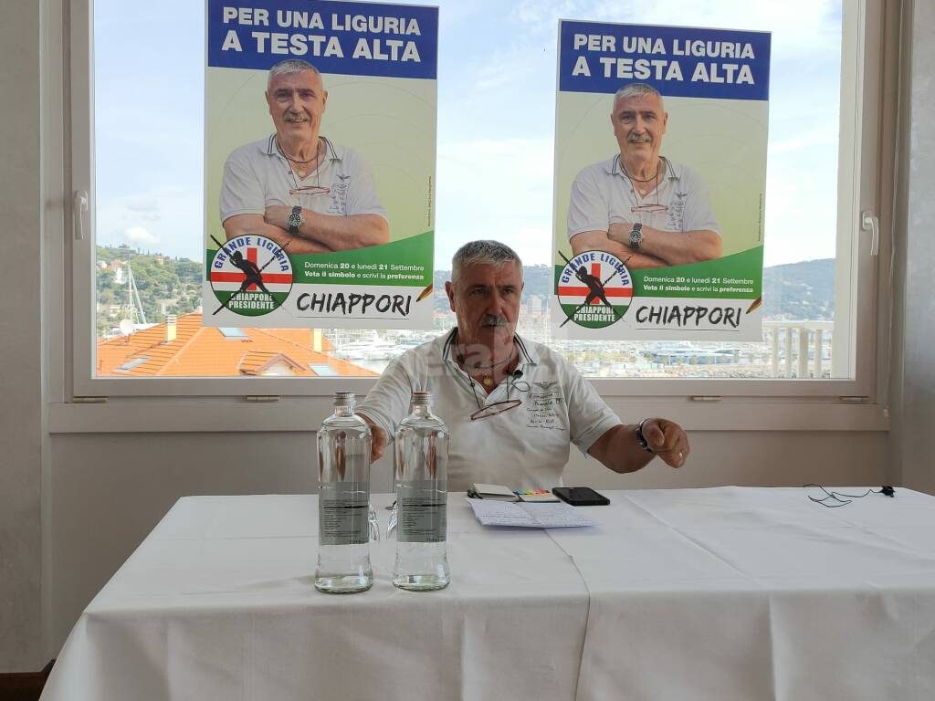 Presentazione candidati imperiesi Grande Liguria con Giacomo Chiappori