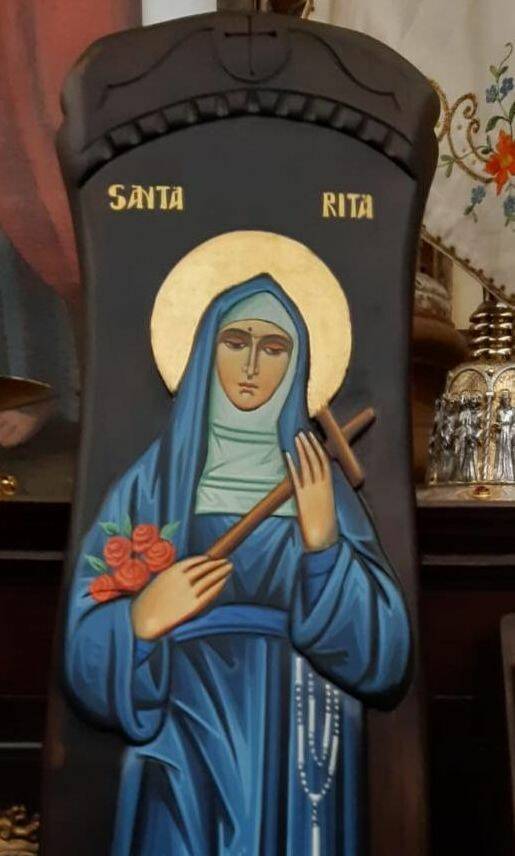 Sanremo, il prezioso simulacro di Santa Rita nella Chiesa di Tutti i Santi