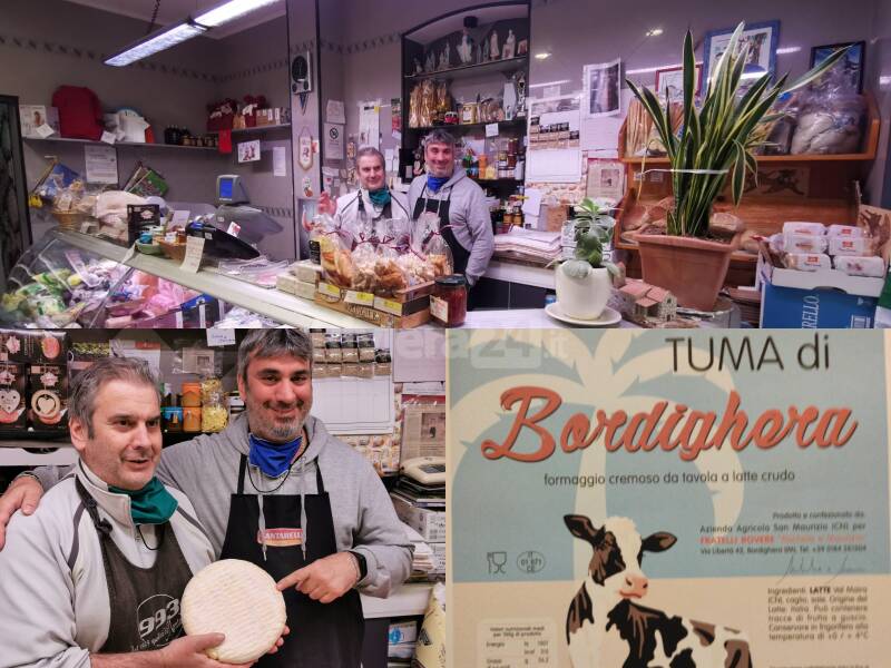 formaggio tuma di bordighera