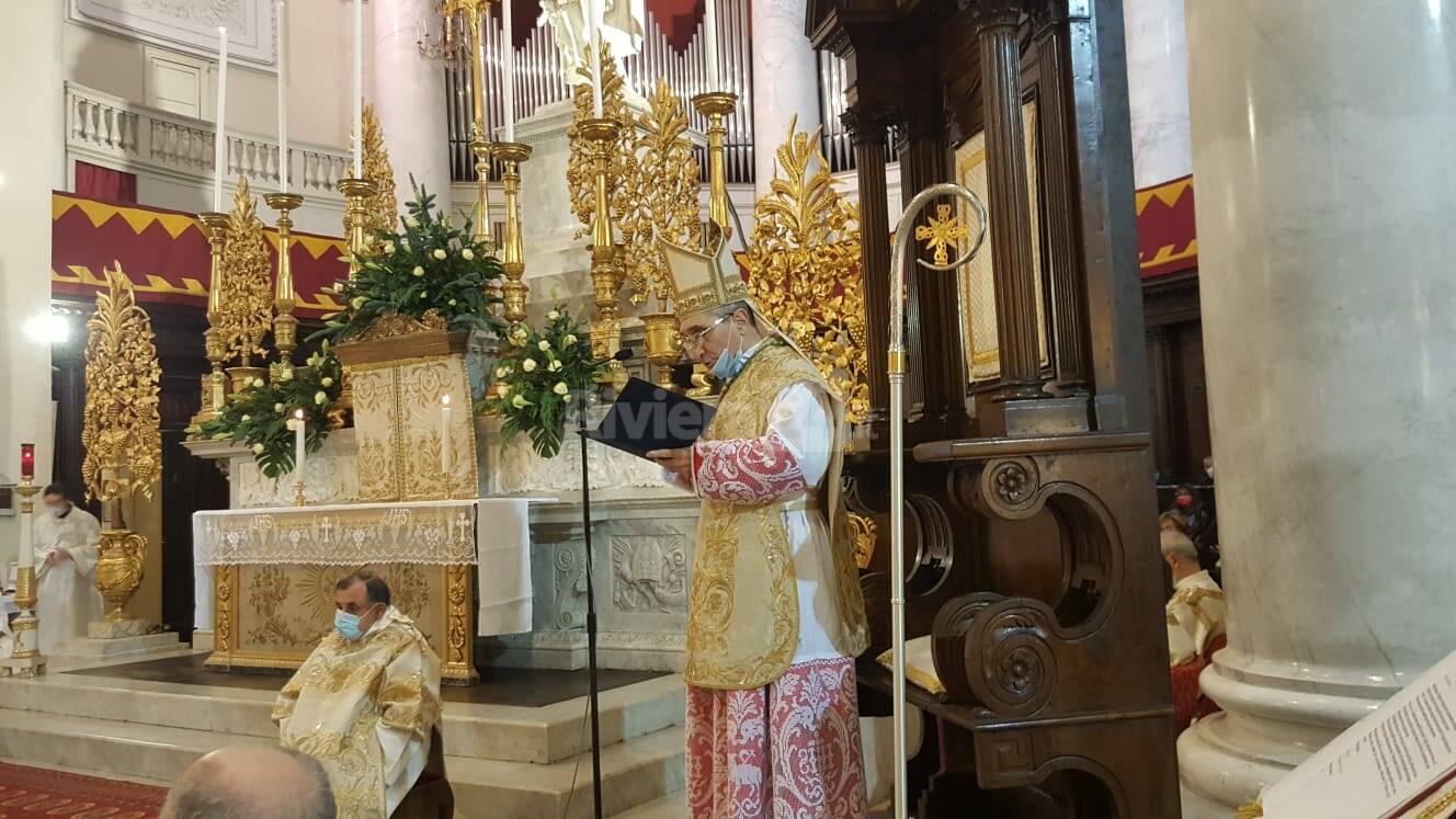 Imperia, messa pontificale di San Leonardo in Duomo 