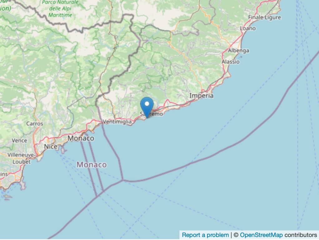 terremoto sanremo