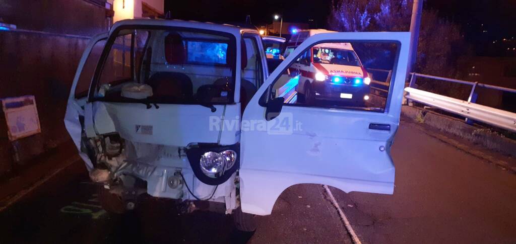 Incidente Sanremo Porter contro auto