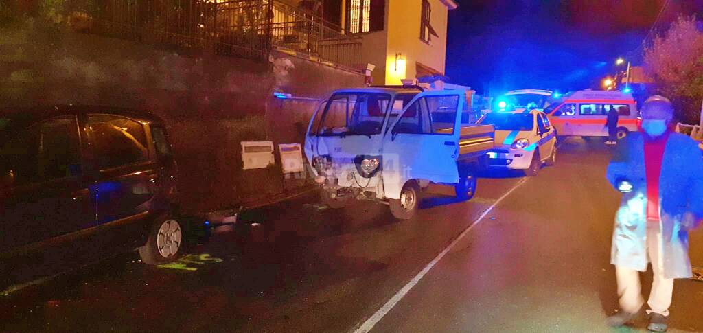 Incidente Sanremo Porter contro auto