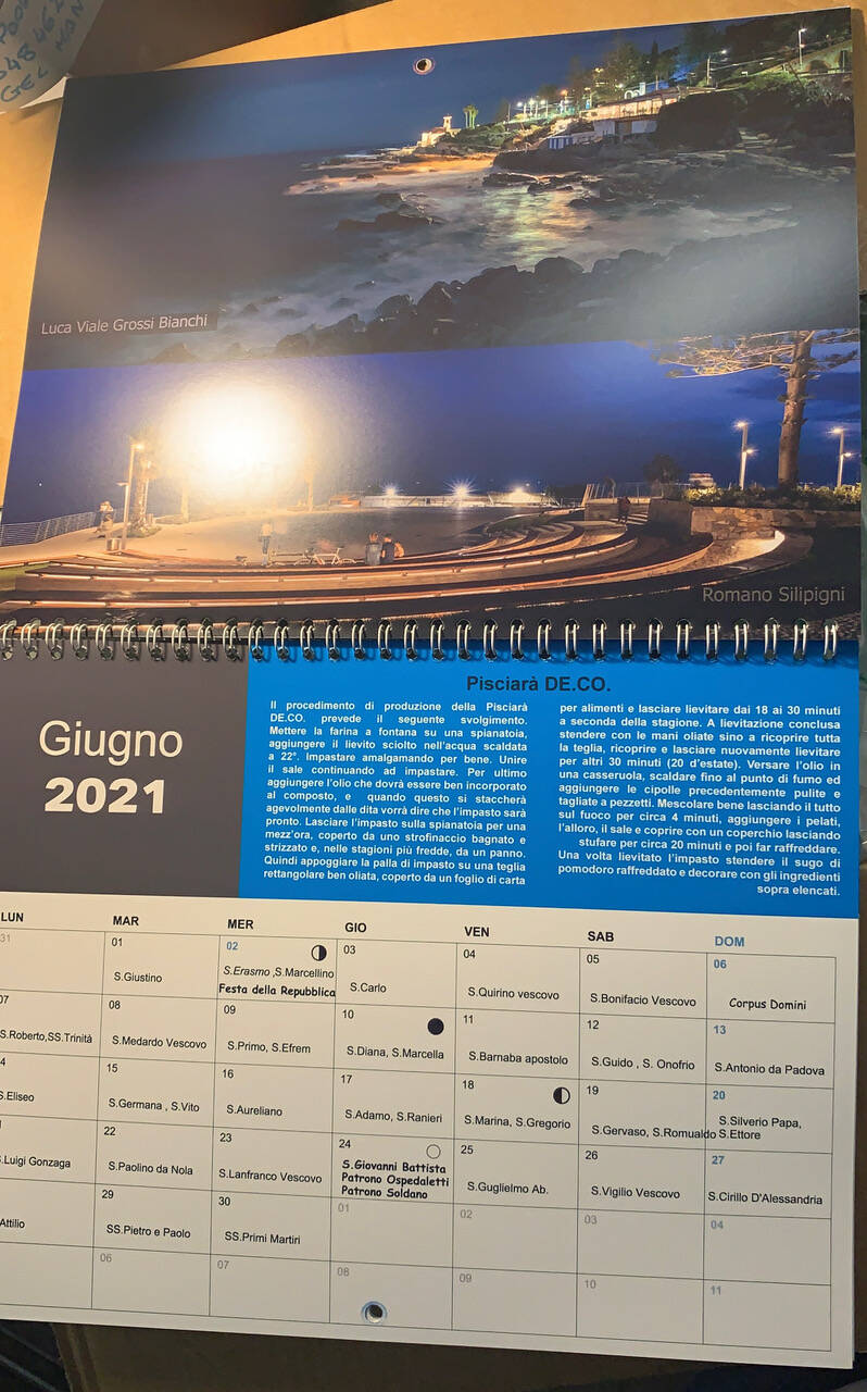 Riviera24- calendari bordighera