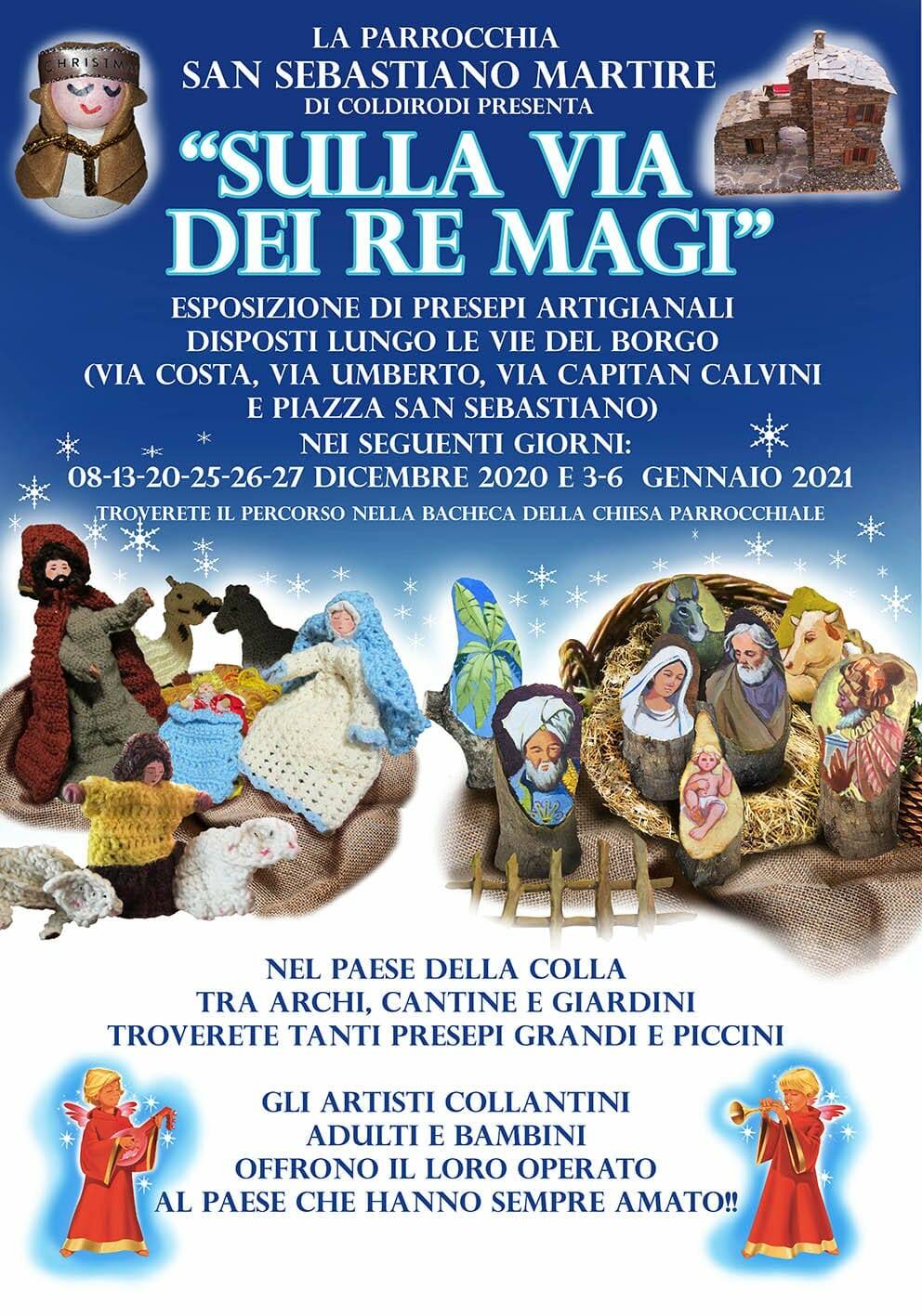 Sanremo, la parrocchia di San Sebastiano presenta Sulla via dei re Magi:  esposizione di presepi artigianali a Coldirodi - Riviera24