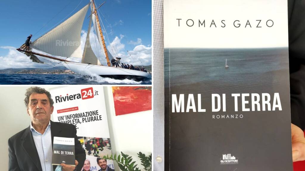 Il giornalista e scrittore imperiese Ino Gazo presenta il suo ultimo libro, “Mal di terra”