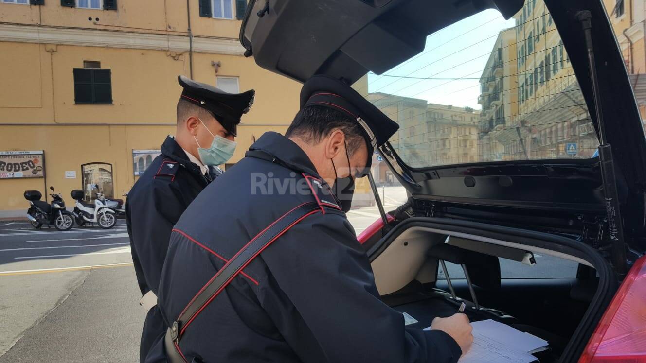 controlli anticovid carabinieri imperia 