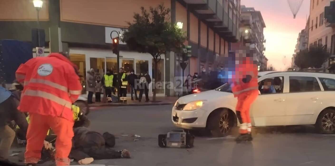 incidente corso genova ventimiglia