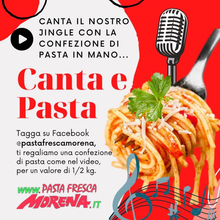 Ventimiglia, l’iniziativa di Pasta Fresca Morena: «Cantate il nostro jingle per avere in regalo una confezione di pasta»