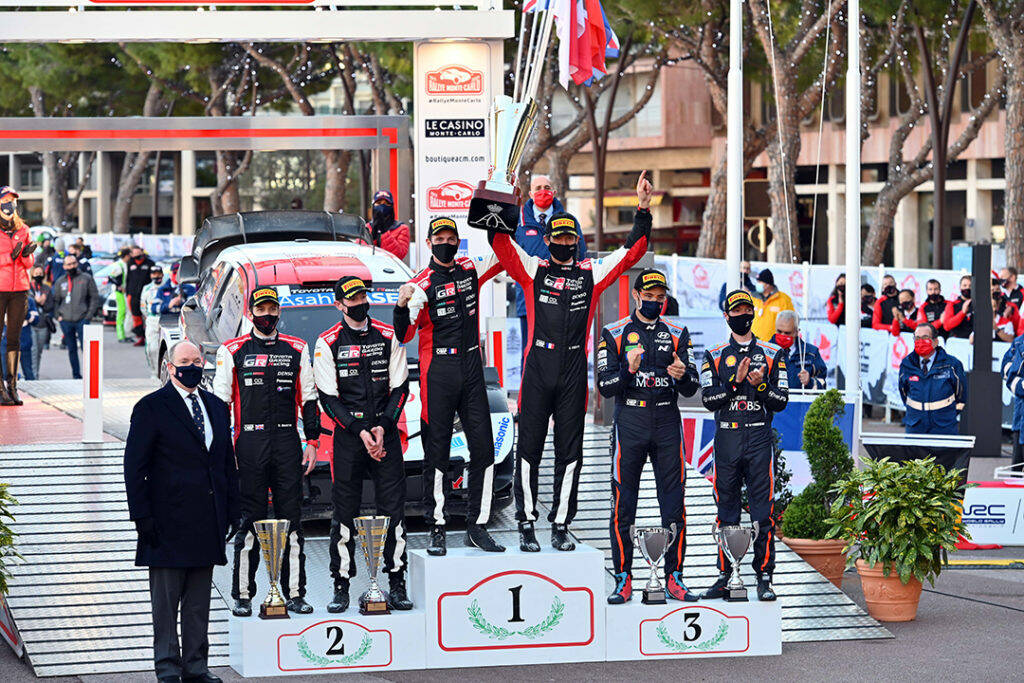 Rallye Monte-Carlo 2021 podio