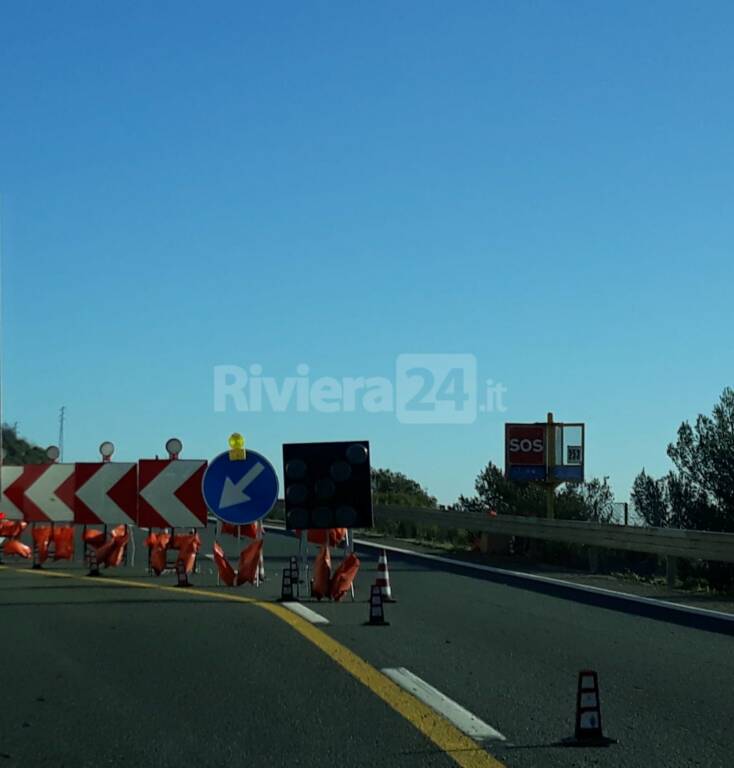 riviera24 - Cantieri autostrada