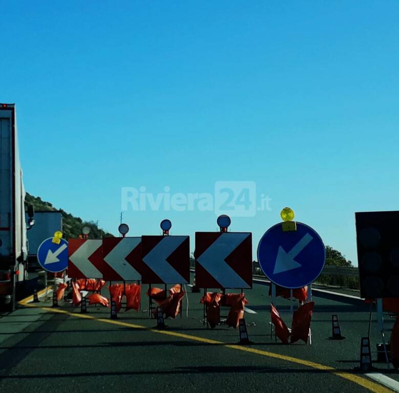 riviera24 - Cantieri autostrada
