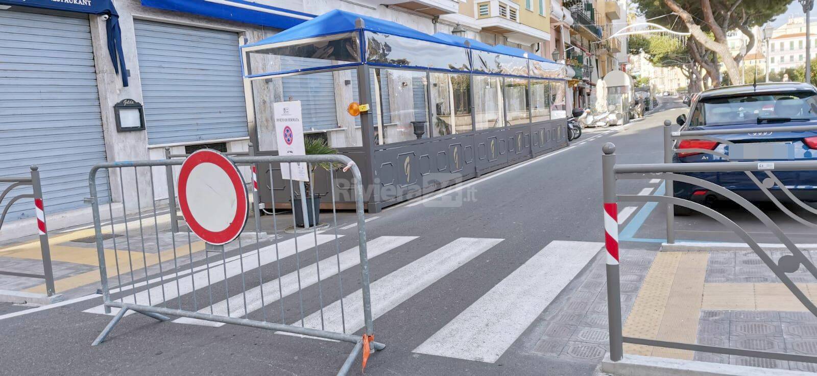 Sanremo, cede la carreggiata: via Nino Bixio chiusa al traffico