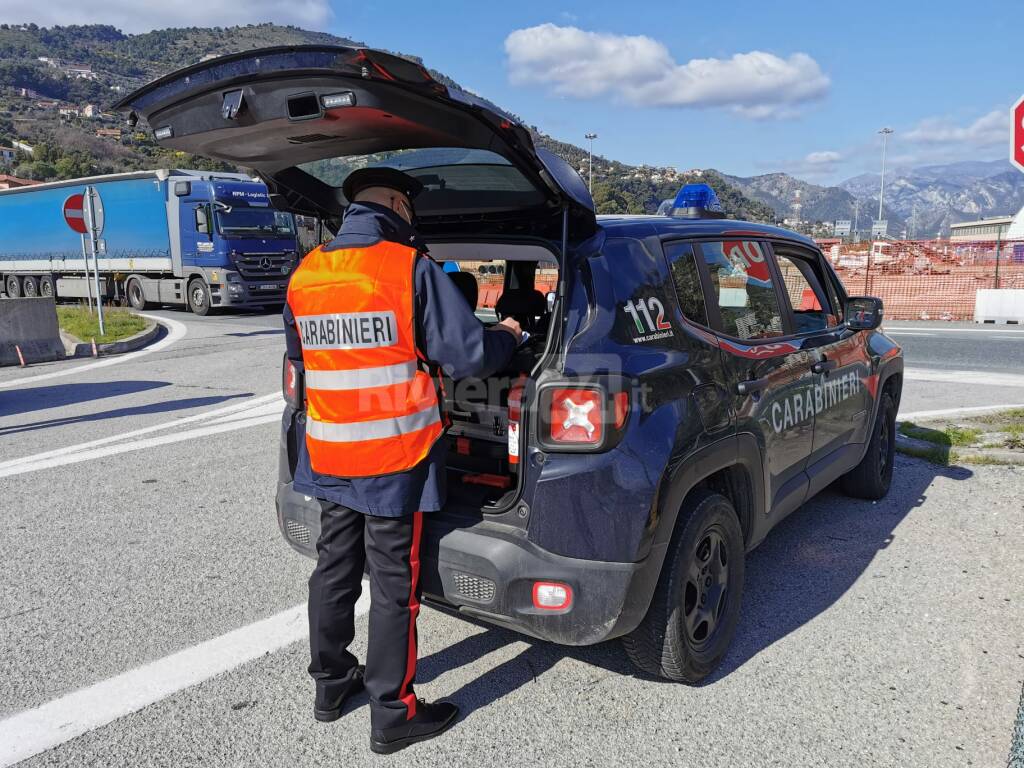 Controlli interforze frontiera ventimiglia 