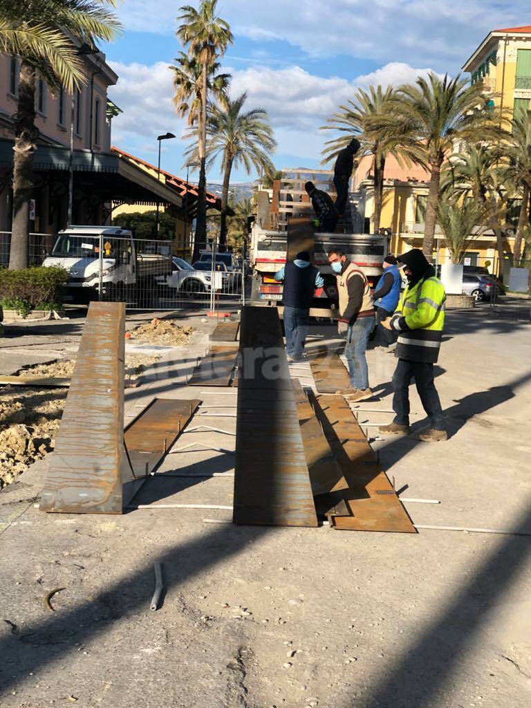 lavori stazione bordighera