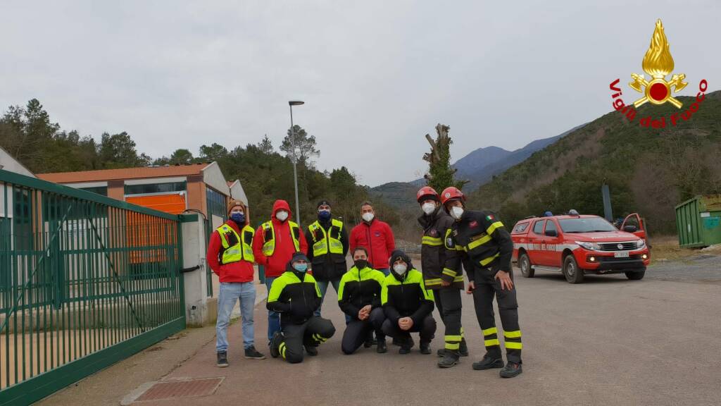  Nucleo Sapr Liguria e piloti della fondazione di ricerca Cima