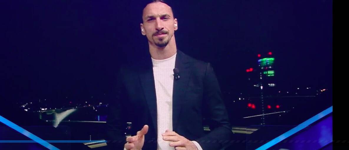 Zlatan Ibrahimović ad Amadeus: «Domani vengo a vedere se è tutto a posto»