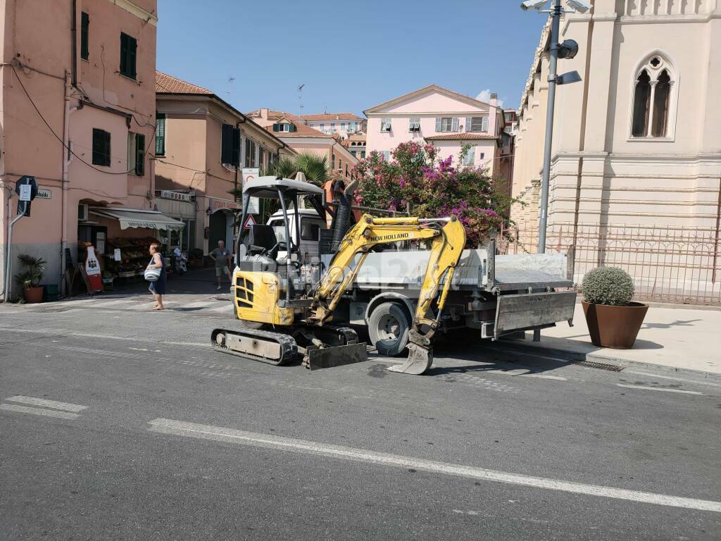 Lavori in via Scarincio Imperia