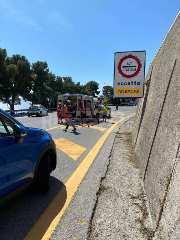 incidente a10 elisoccorso sanremo