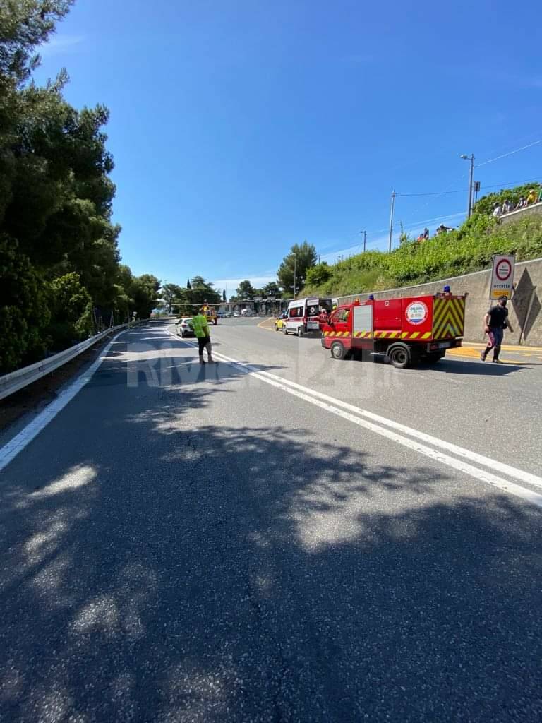 incidente a10 elisoccorso sanremo