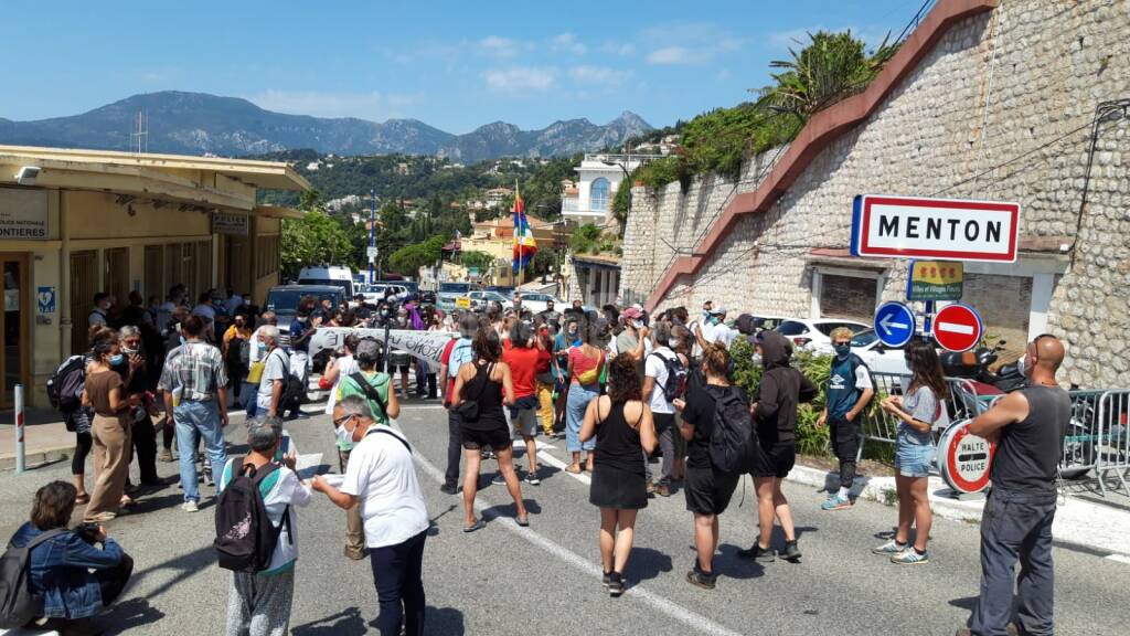 manifestazione no border ventimiglia