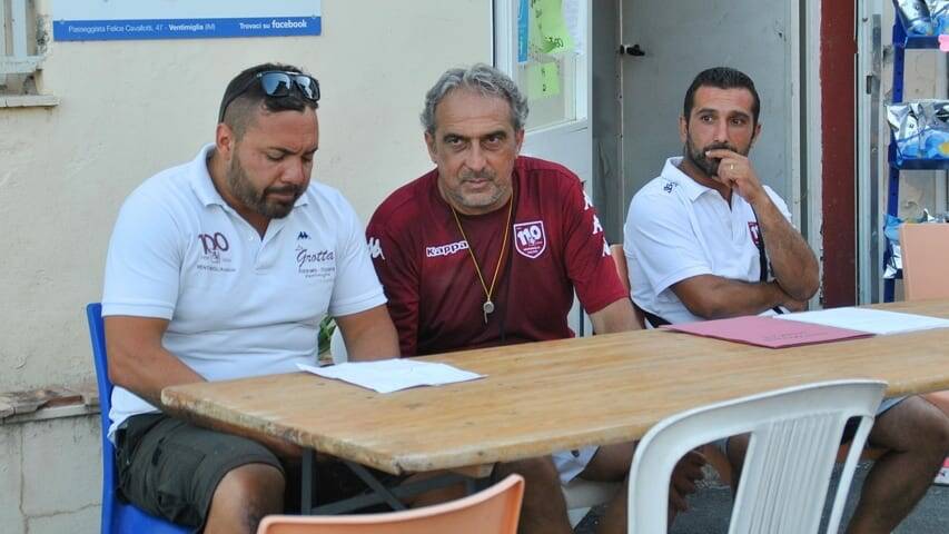 Staff tecnico dei Giovanissimi 2007 Ventimiglia Calcio