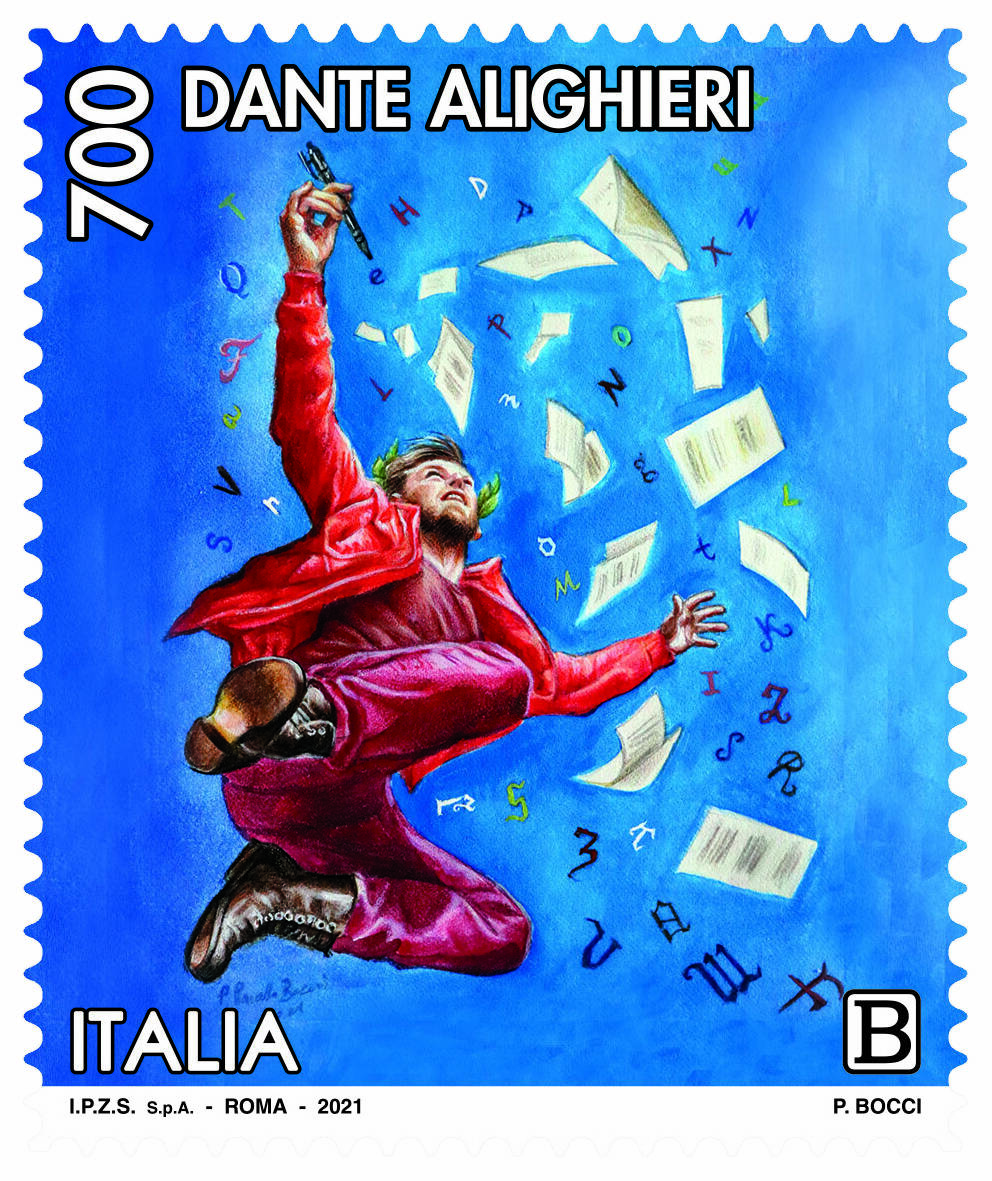 Francobolli commemorativi di Dante Alighieri