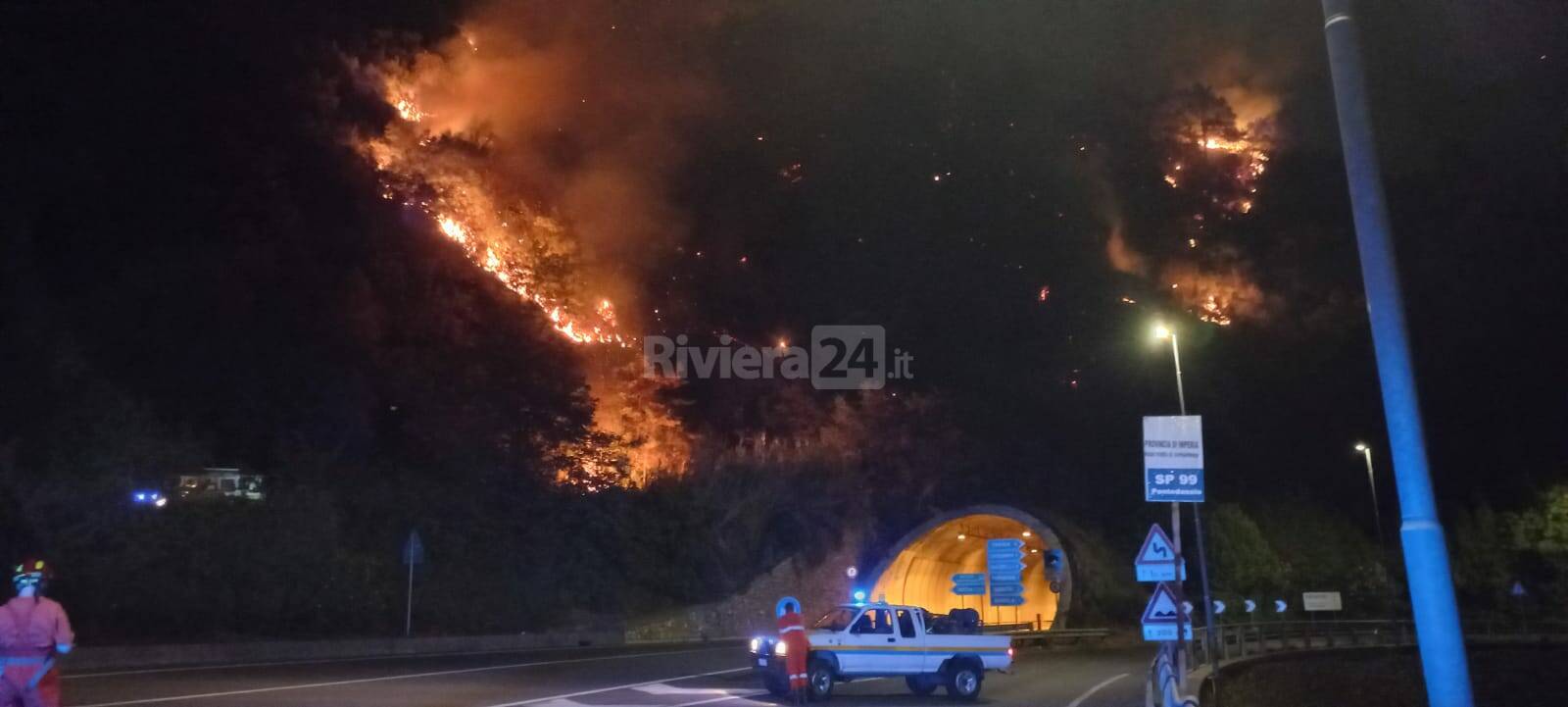 incendio Chiusanico